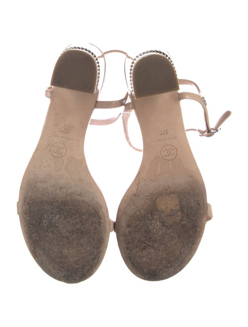 Chanel 2016 Interlocking CC Logo Slingback Sandals