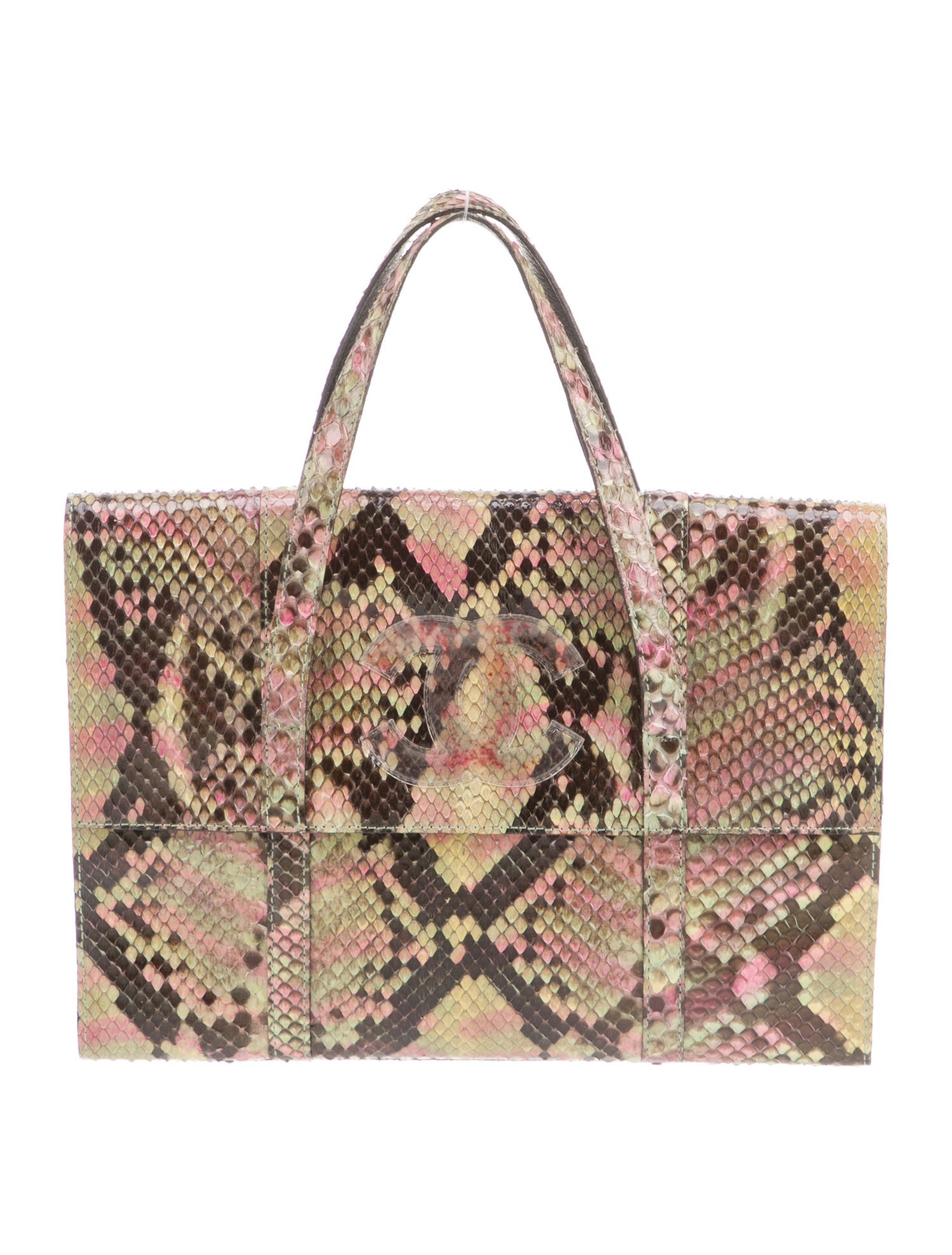 Chanel Python CC Handle Bag