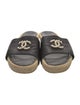 Chanel 2018 Interlocking CC Logo Espadrilles