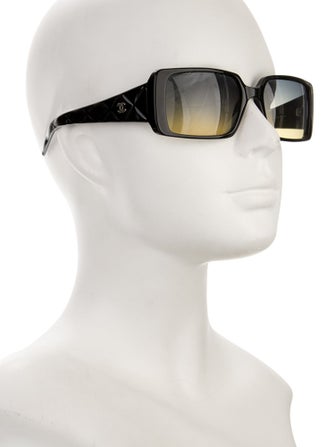 Chanel Interlocking CC Logo Square Sunglasses