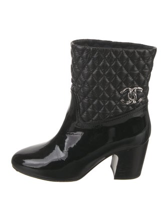 Chanel 2016 Interlocking CC Logo Rain Boots