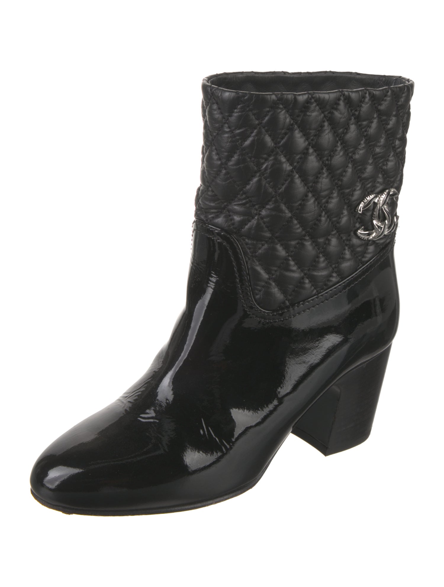 Chanel 2016 Interlocking CC Logo Rain Boots