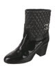 Chanel 2016 Interlocking CC Logo Rain Boots