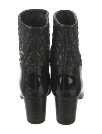 Chanel 2016 Interlocking CC Logo Rain Boots