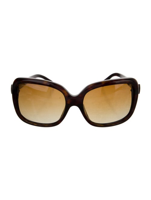 Chanel Interlocking CC Logo Oversize Sunglasses