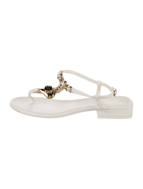Chanel 2023 Interlocking CC Logo Sandals