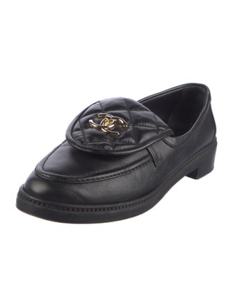 Chanel 2024 Interlocking CC Logo Loafers