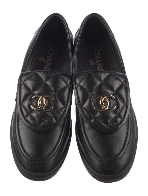 Chanel 2024 Interlocking CC Logo Loafers