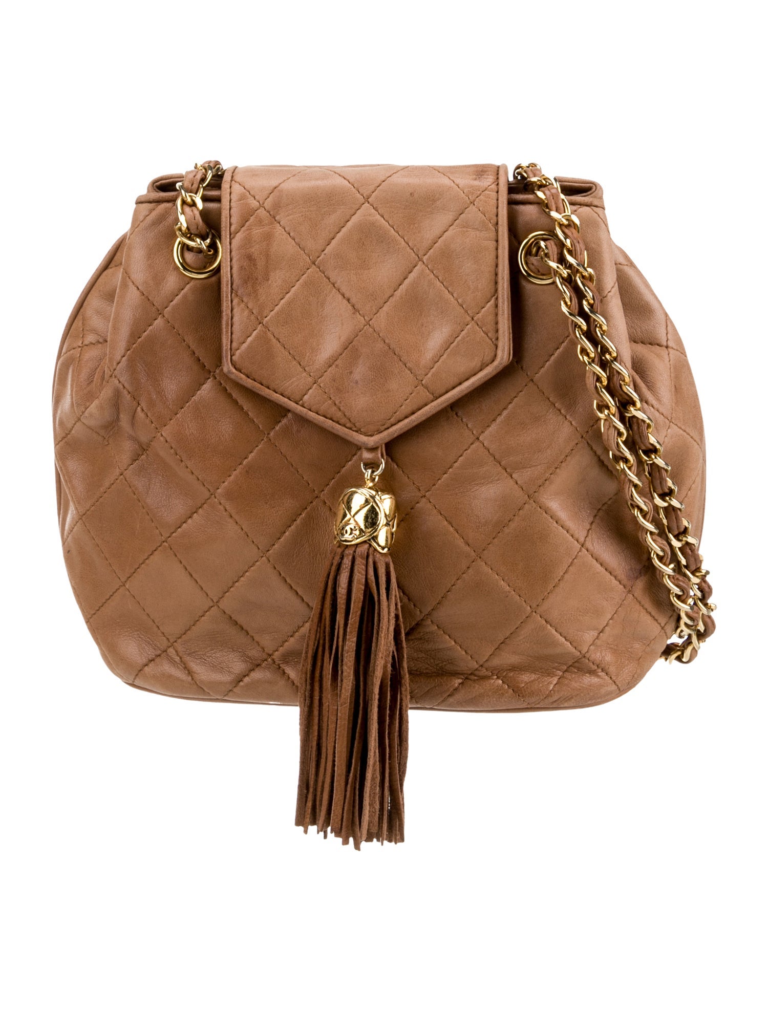 Chanel Quilted Tassel Shoulder Bag