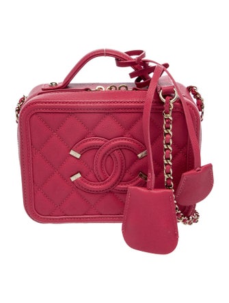 Chanel Small Filigree Vanity Case