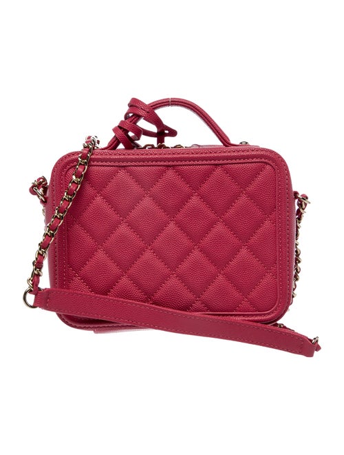 Chanel Small Filigree Vanity Case