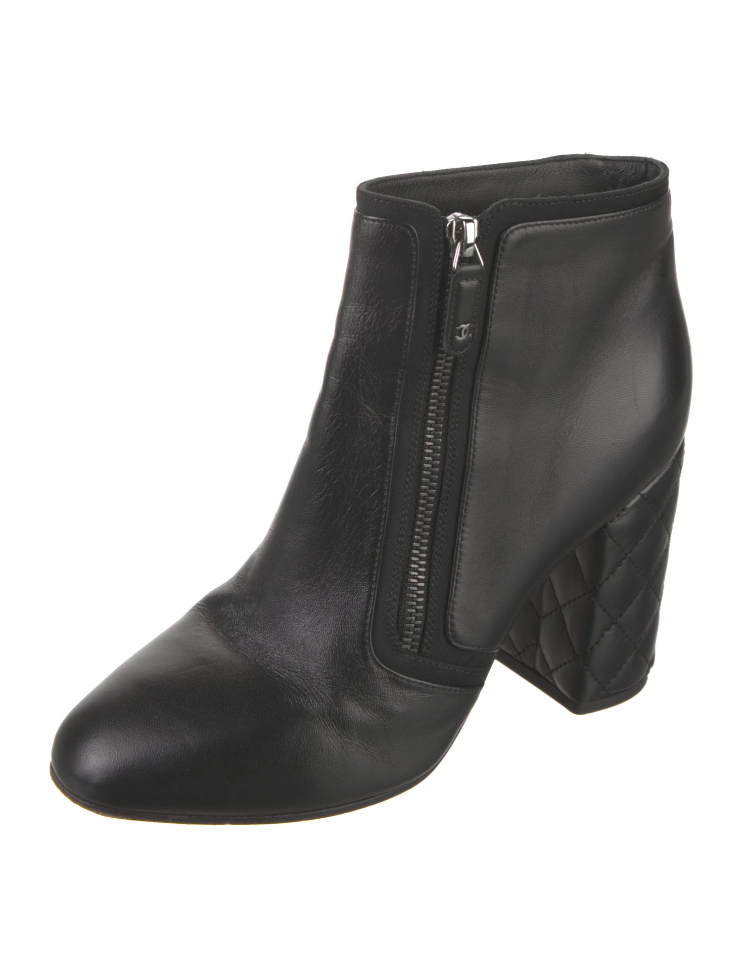 Chanel 2018 Interlocking CC Logo Boots