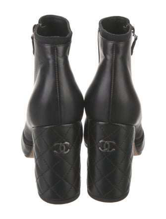 Chanel 2018 Interlocking CC Logo Boots
