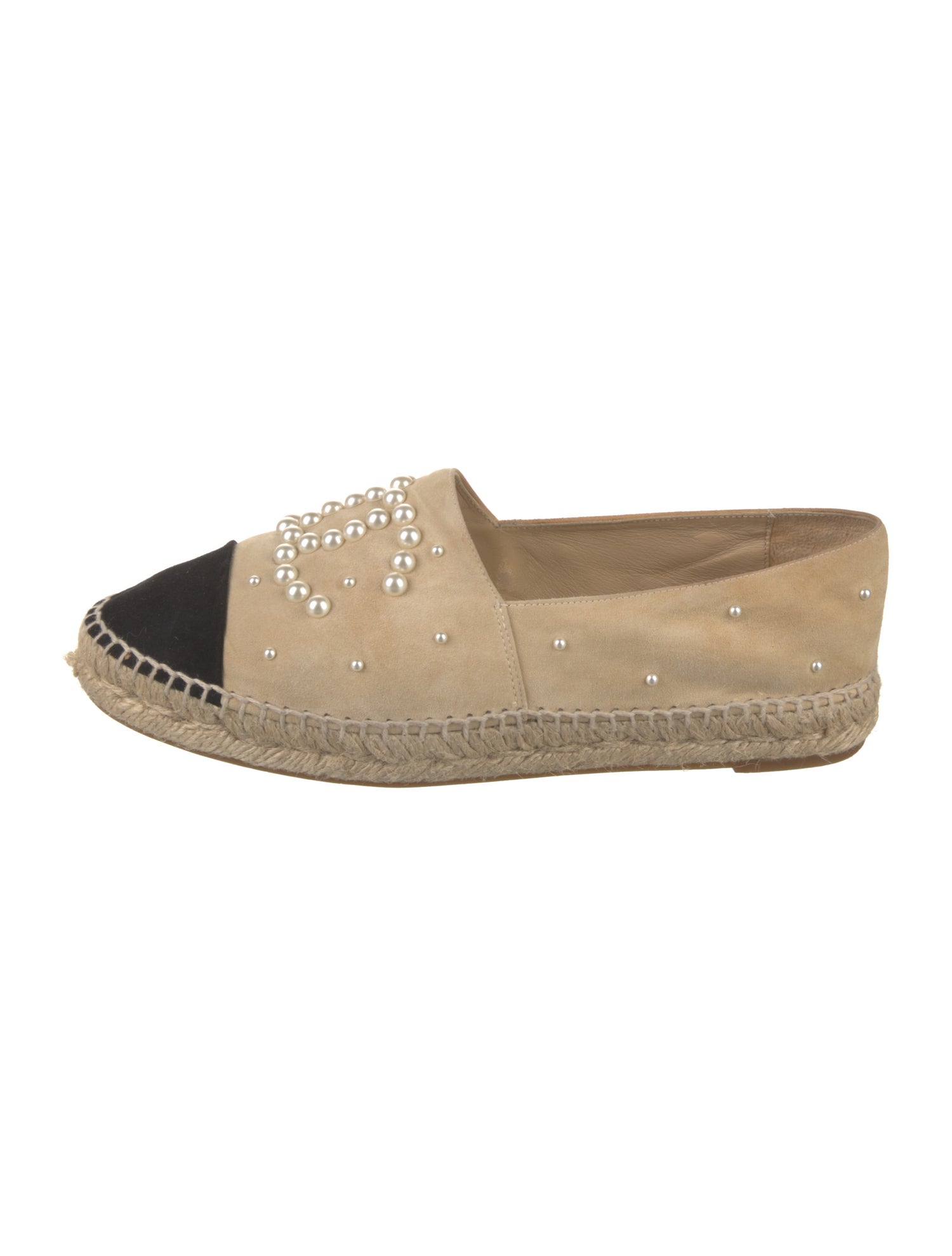 Chanel 2017 Interlocking CC Logo Espadrilles