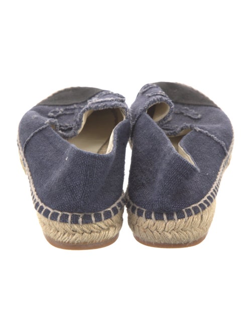 Chanel Interlocking CC Logo Canvas Espadrilles
