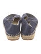 Chanel Interlocking CC Logo Canvas Espadrilles