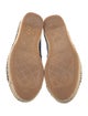 Chanel Interlocking CC Logo Canvas Espadrilles