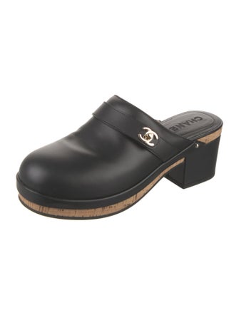 Chanel 2021 Interlocking CC Logo Mules