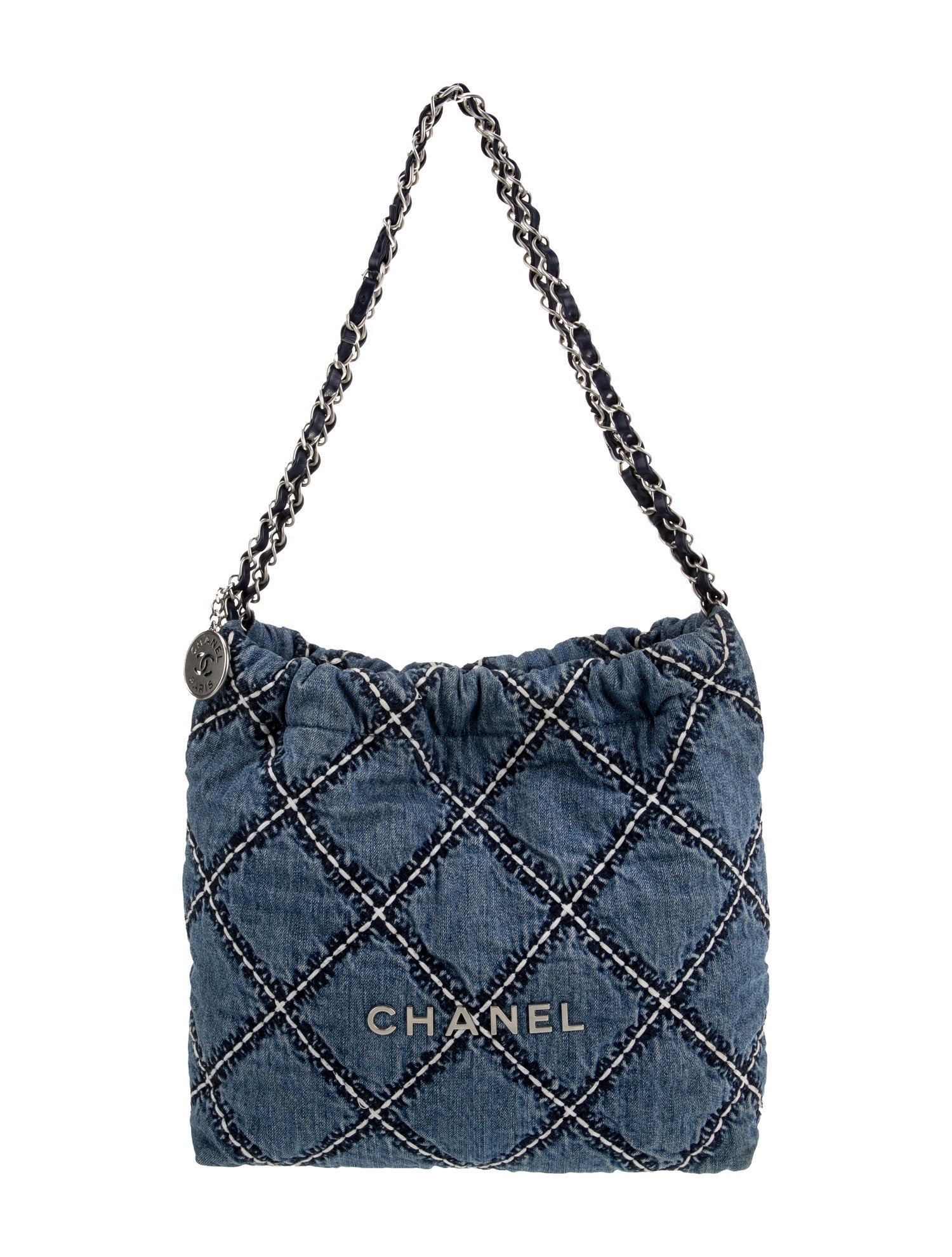 Chanel 2024 Small Denim 22 Hobo