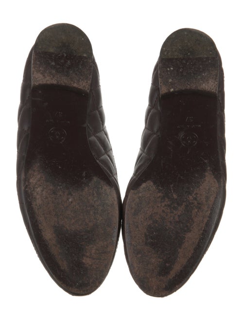 Chanel Interlocking CC Logo Leather Loafers