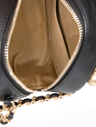 Chanel Chic Pearls Round Clutch w/ Chain