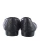 Chanel Interlocking CC Logo Leather Flats