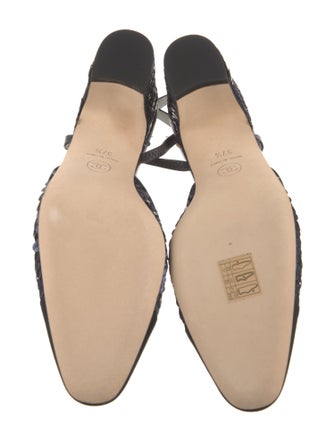 Chanel 2023 Interlocking CC Logo Slingback Pumps