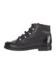 Chanel 2016 Interlocking CC Logo Combat Boots