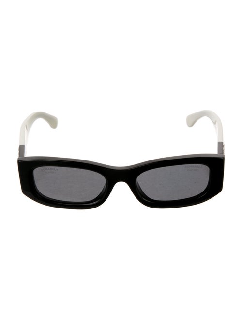 Chanel Interlocking CC Logo Square Sunglasses