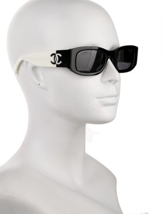 Chanel Interlocking CC Logo Square Sunglasses