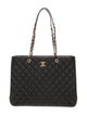 Chanel Quilted Shopping Tote