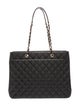 Chanel Quilted Shopping Tote