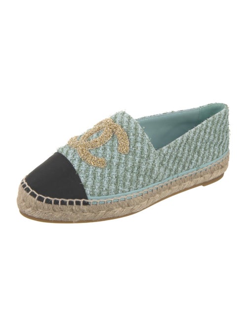 Chanel 2023 Interlocking CC Logo Espadrilles