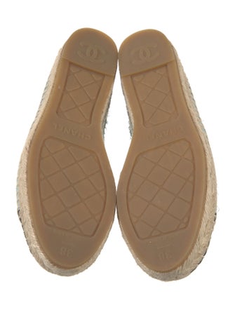 Chanel 2023 Interlocking CC Logo Espadrilles