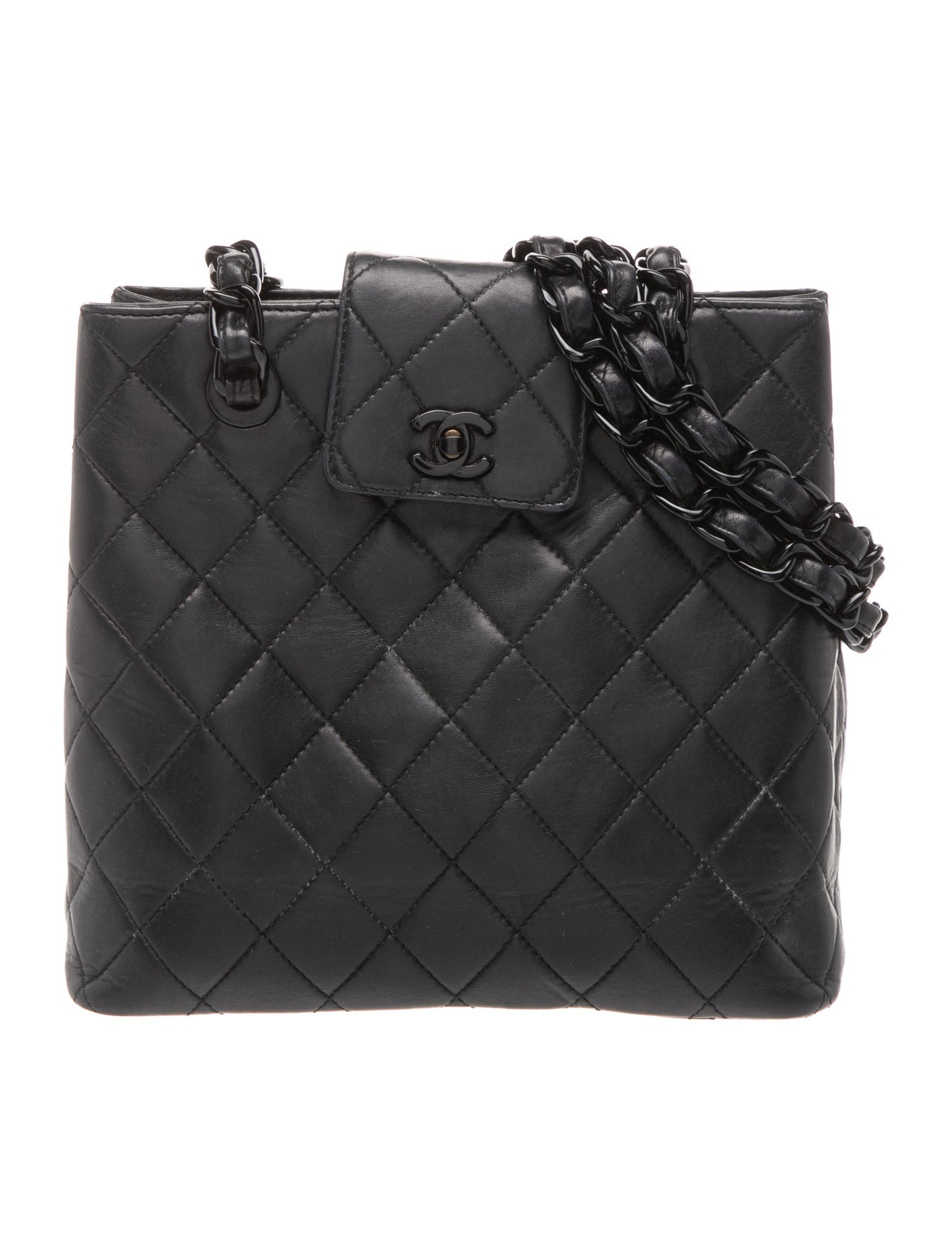 Chanel Quilted CC Flap Tote