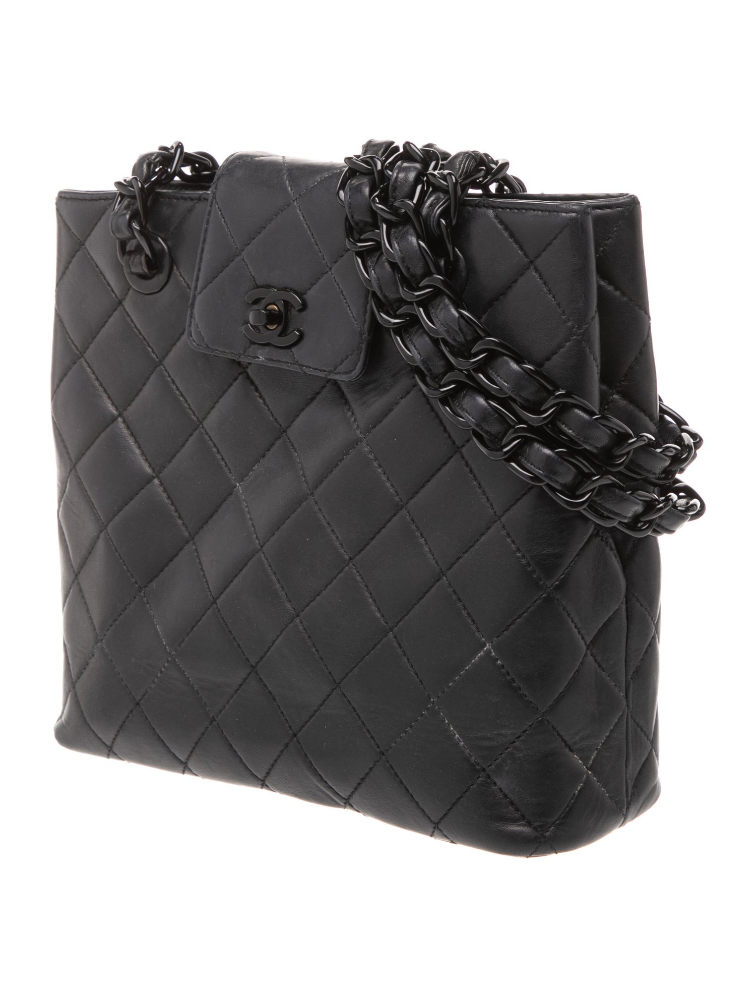 Chanel Quilted CC Flap Tote