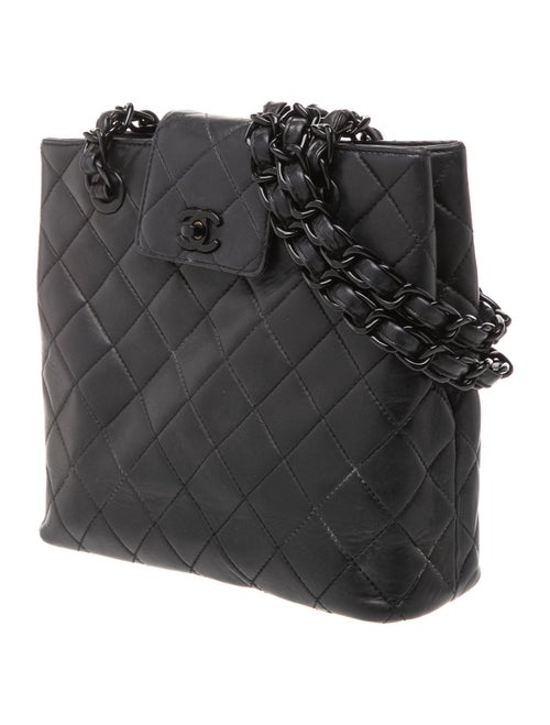 Chanel Quilted CC Flap Tote