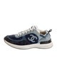 Chanel Interlocking CC Logo Denim Sneakers
