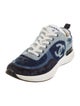 Chanel Interlocking CC Logo Denim Sneakers