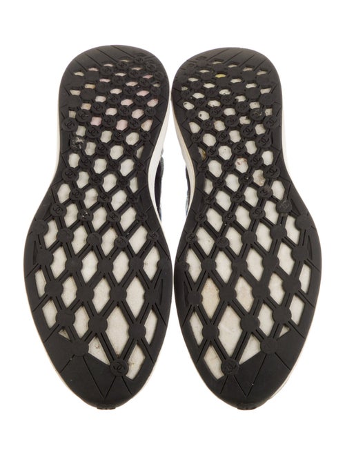 Chanel Interlocking CC Logo Denim Sneakers