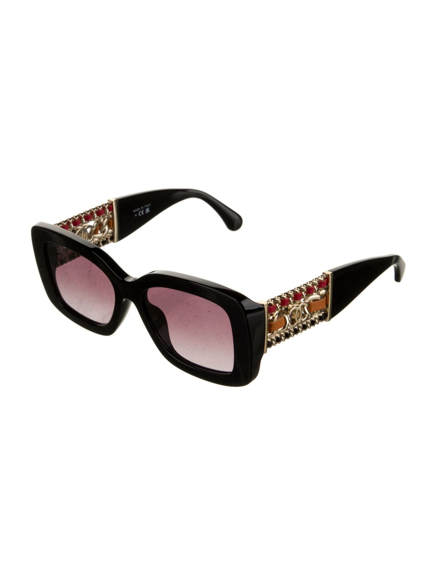 Chanel Interlocking CC Logo Oversize Sunglasses