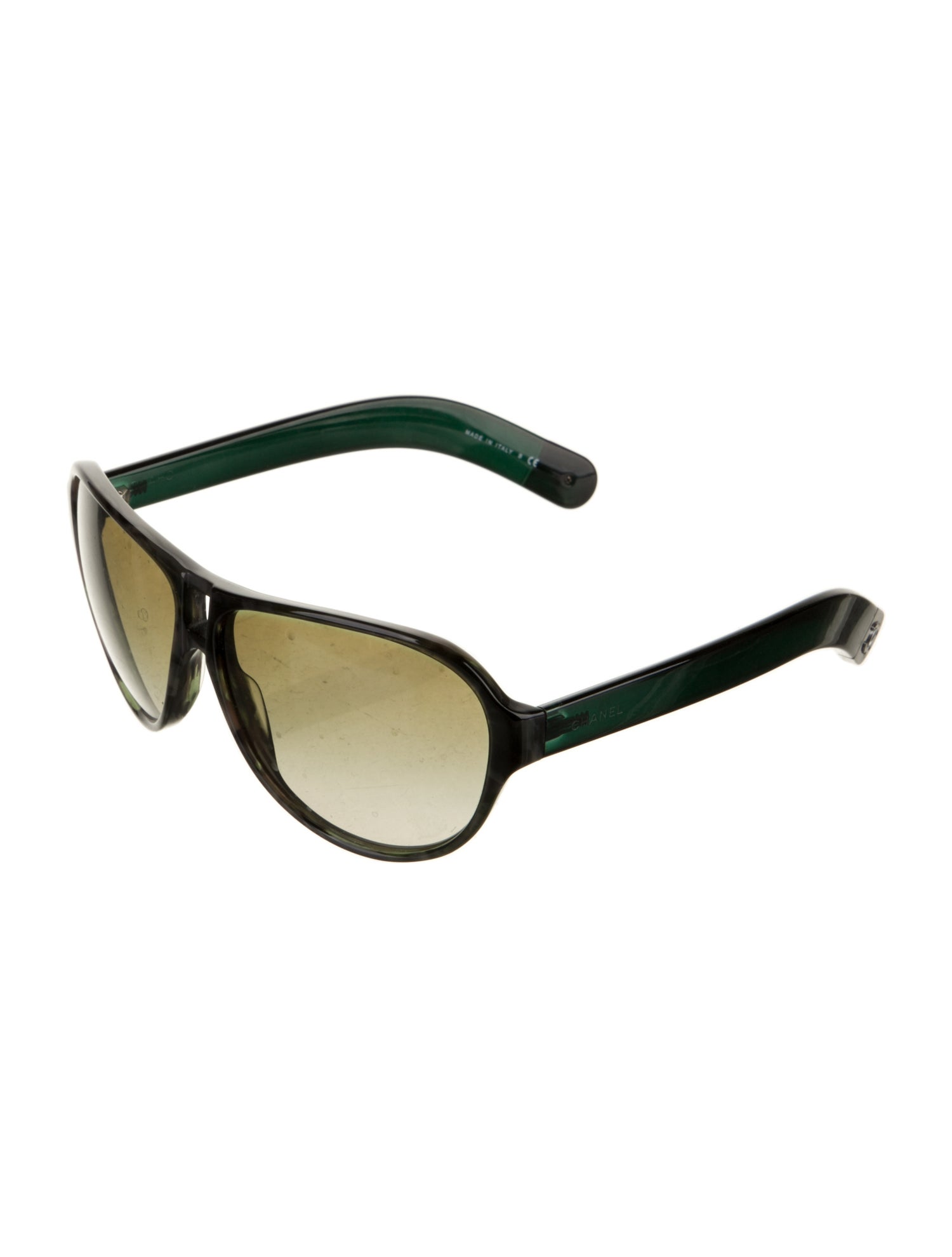 Chanel Havana Interlocking CC Logo Sunglasses