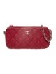Chanel Double Zip Clutch w/ Chain