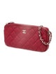 Chanel Double Zip Clutch w/ Chain