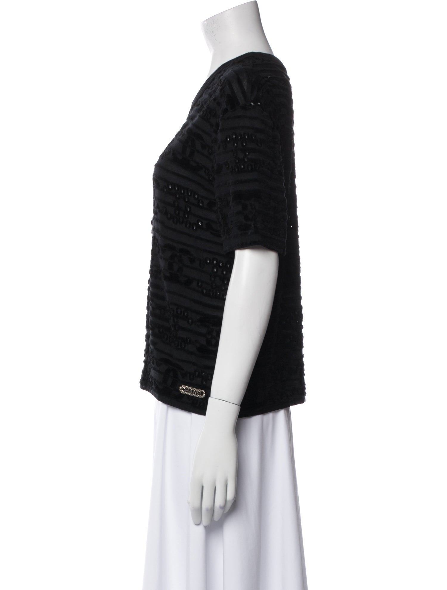 Chanel 2021 Scoop Neck T-Shirt