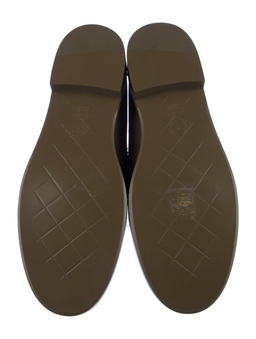 Chanel Interlocking CC Logo Leather Oxfords