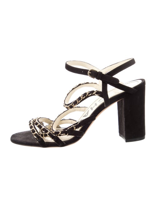 Chanel 2019 Interlocking CC Logo Sandals