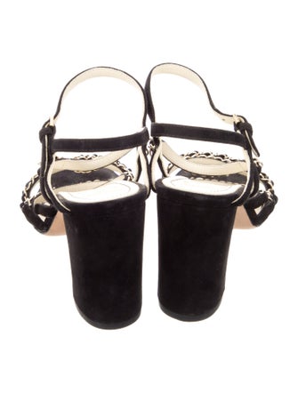 Chanel 2019 Interlocking CC Logo Sandals