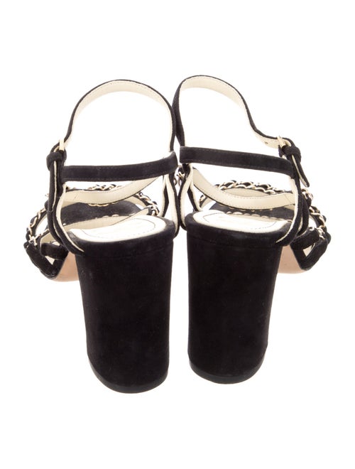 Chanel 2019 Interlocking CC Logo Sandals