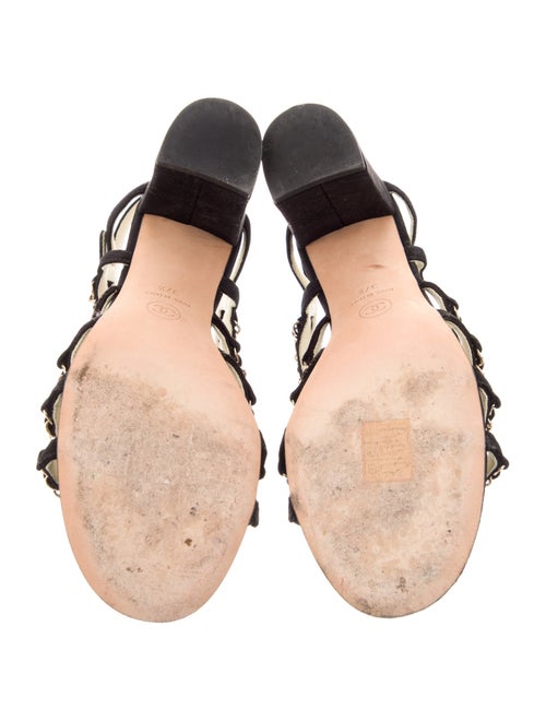 Chanel 2019 Interlocking CC Logo Sandals